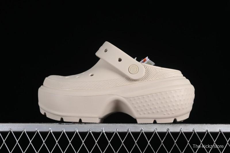 Crocs Classic Clog Snow House Retro Beach Clogs with Adjustable Heel Strap - B.D4