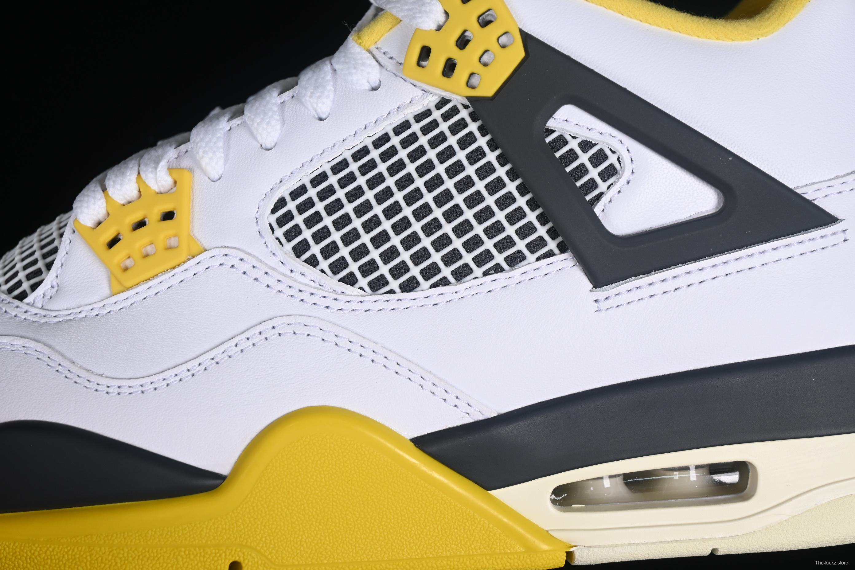 Nike Air Jordan 4 Retro Vivid Sulfur Sneakers - AQ9129-101