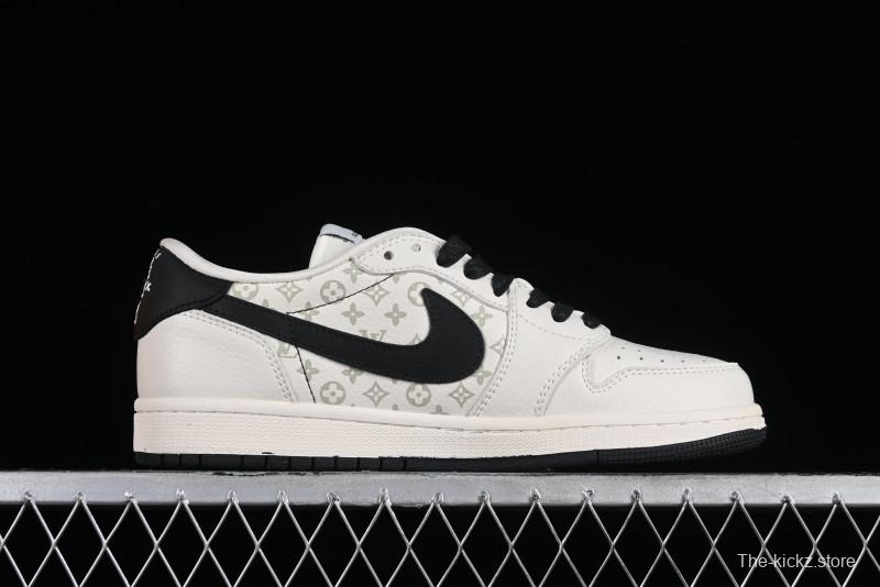 Nike Air Jordan 1 Low OG SP Travis Scott x Fragment Design Collaboration Sneakers - SJ2068-002
