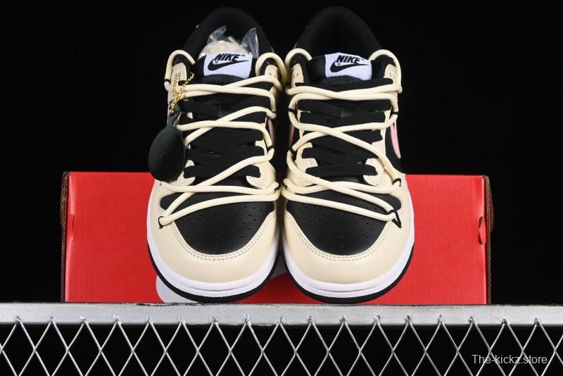 Nike Dunk Low SB Casual Skate Shoes with Smoked Rose Design - FD1232-001