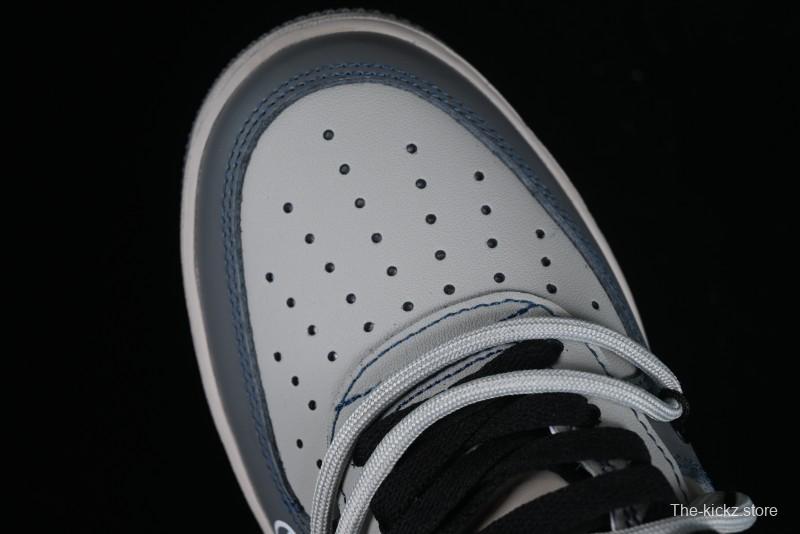 Nike Air Force 1 '07 Low Custom Strap Casual Sneakers with Kaws Collaboration - KS6869-333