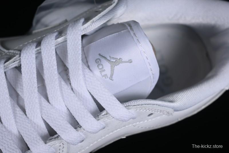 Nike Air Jordan 1 Low Golf Shoes White with Gum Sole - DD9315-111