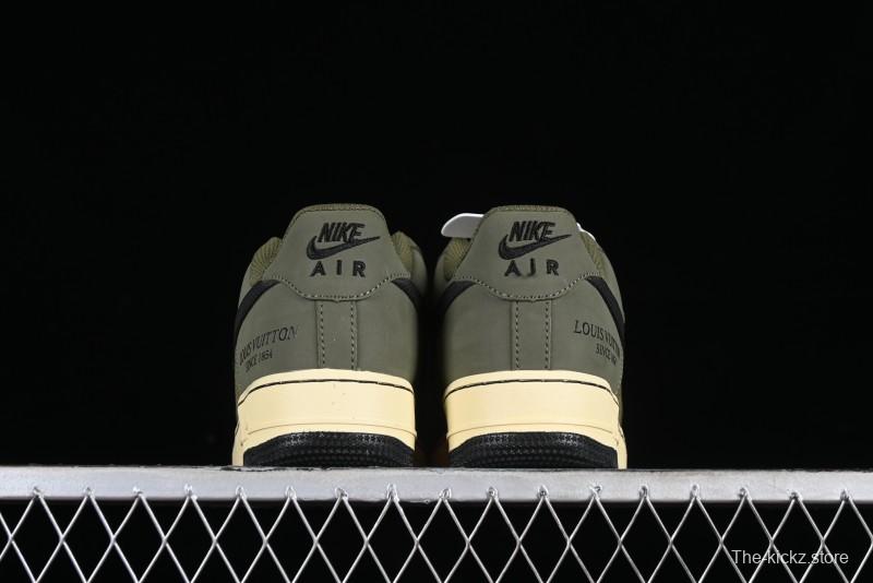 Nike Air Force 1 '07 Low LV Collaboration - Military Green Casual Sneakers - BA8806-223