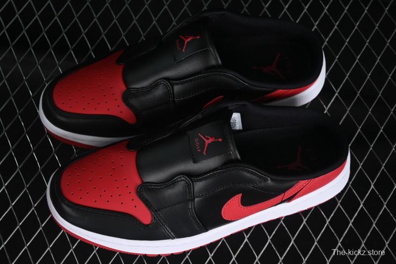 Nike Air Jordan 1 Mule Golf Shoes with Memory Foam and Rotational Traction Outsole - FJ1214-001