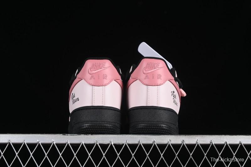 Nike Air Force 1 '07 Low Custom Anime Theme Black Sugar Heart Casual Sneakers with Lace-Up - ZH0316-012