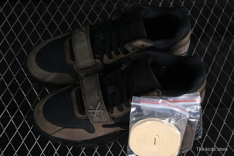 Nike Travis Scott x Jordan Cut The Check AJ1 Basketball Shoes with Velcro Design - FZ8117-200