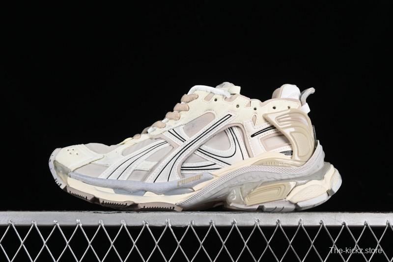 Balenciaga Runner Kith Four Color Retro Casual Sneakers - W3RNY9797