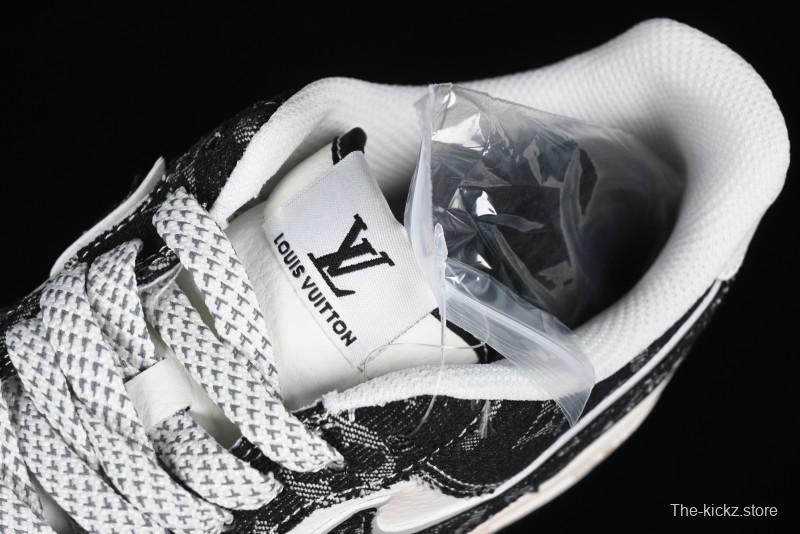 Nike Air Force 1 '07 Low LV Collaboration - Starry Night Black Low-Top Casual Sneakers - SJ2088-002