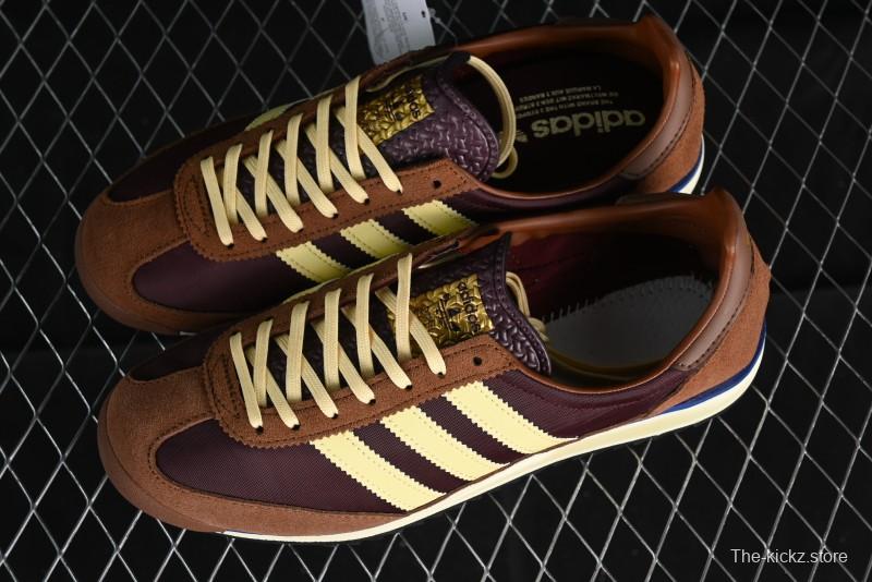 Adidas Originals SL 72 Retro Running Shoes with Nylon Upper and Suede Accents - IE3425