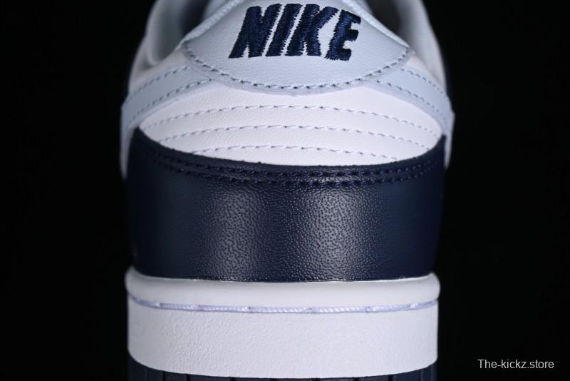 Nike SB Dunk Low Casual Skate Shoes in Black, White, and Blue - FQ8826-100