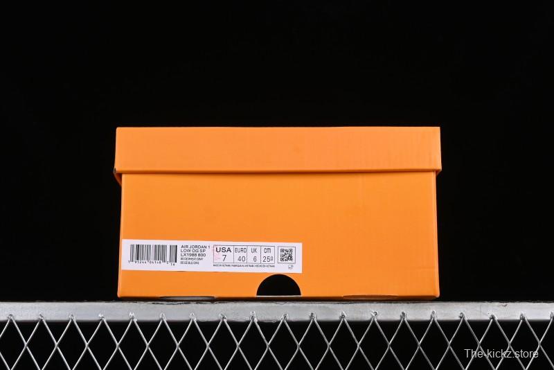 Nike Air Jordan 1 Low OG SP Travis Scott x Fragment Design Retro Sneakers - LX1988-800