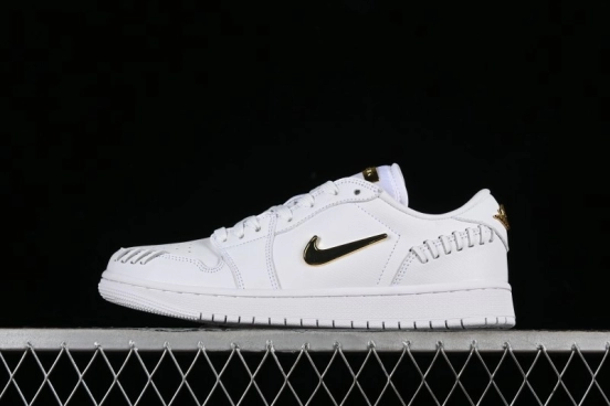 Nike Air Jordan 1 Low Method of Make Casual Sneakers in White Gold - FN5032-100
