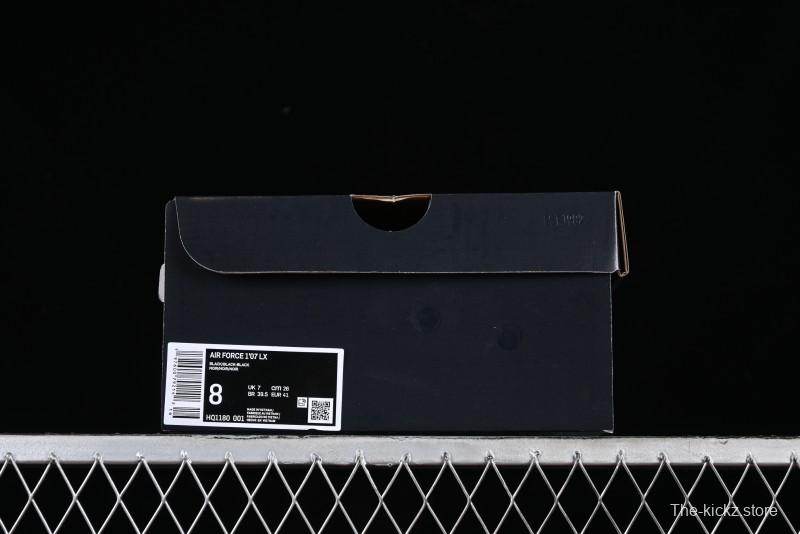 Nike Air Force 1 '07 Low Silver Swoosh Casual Sneakers - HQ1180-001