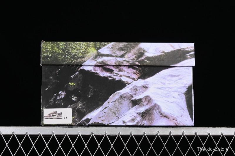 Nike Dunk Low Panda Prank Jungle Crossing - Green Wild Floating Abyss Beige Brown Green SB Lace-Up Low-Top Casual Skate Shoes - FD0350-133