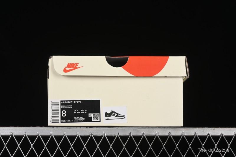 Nike Air Force 1 '07 Low Stussy Collaboration - Lotus Green Low-Top Casual Sneakers - BB5353-515