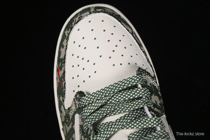 Nike Travis Scott x Fragment Design x Air Jordan 1 Low OG SP AJ1 Low-top Casual Sneakers - XY2688-114