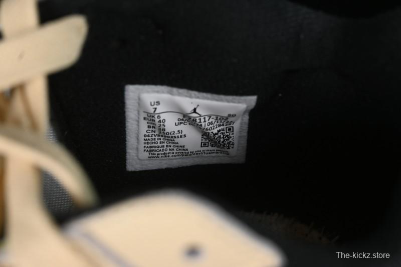 Nike Travis Scott x Jordan Cut The Check AJ1 Hook and Loop Fashion Basketball Shoes - FZ8117-102