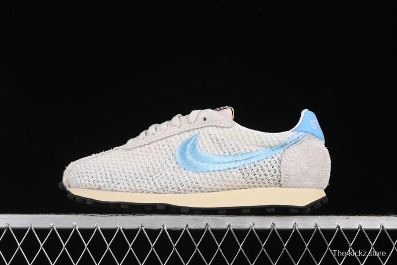 Nike Stussy Roshe Run LD-1000 Comfortable Versatile Non-Slip Durable Waffle Low-Top Casual Running Shoes - FQ5369-001
