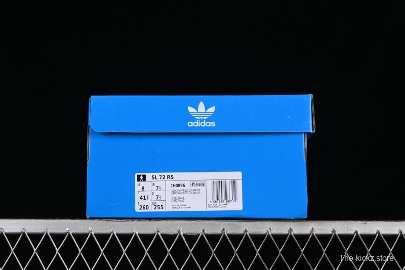 Adidas Originals SL 72 RS Retro Running Shoes with Nylon Upper and Suede Accents - IH0896