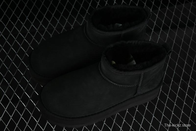 UGG Classic Ultra Mini Platform 3CM Wool Blend Mini Short Boots - 1135092