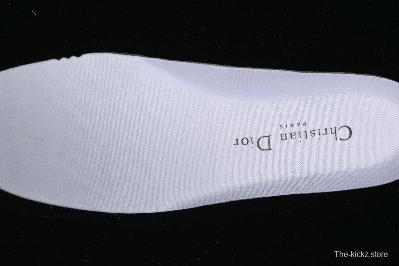 Dior Chrono Round Toe Lace-Up Lifestyle Casual Running Sneakers - 19W WHITE RED