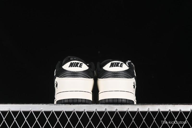 Nike SB Dunk Low Stussy Collaboration - Anniversary High-End Custom Low-Top Casual Sneakers - XY1688-016