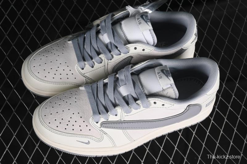 Nike Travis Scott x Fragment Design x Air Jordan 1 Low OG SP AJ1 Supreme Collaboration - XZ2268-003