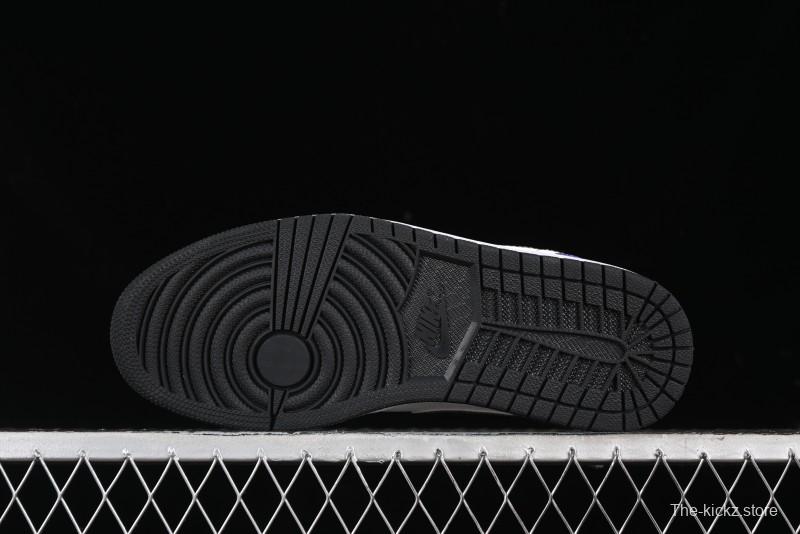 Nike Air Jordan 1 Low AJ1 Retro Basketball Shoes Lakers Purple Gold Kobe Tribute - DC2024-028