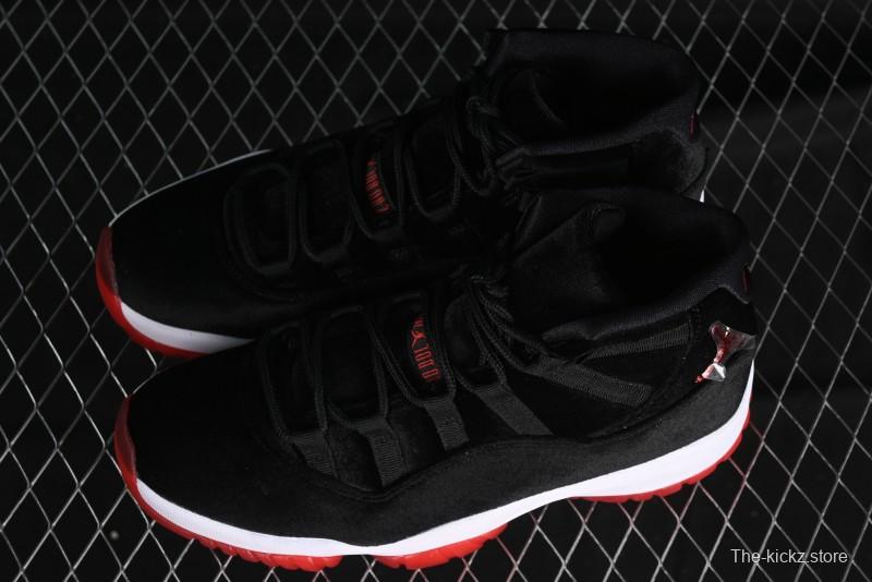 Nike Air Jordan 11 Retro Bred Velvet Basketball Shoes - DB5457-061