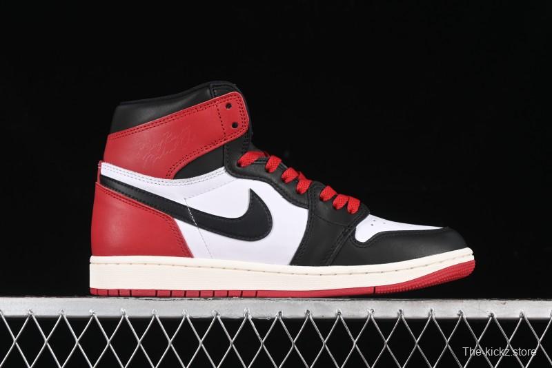 Nike Air Jordan 1 High OG Black Toe Reimagined Basketball Shoes - DZ5485-106
