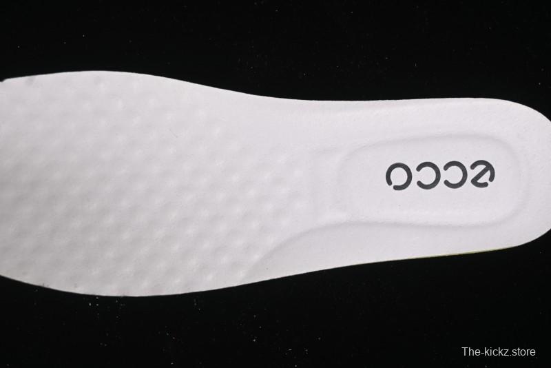 Ecco Street Light Series Autumn Height-Increasing Round-Toe Versatile Casual White Sneakers - 63311901001