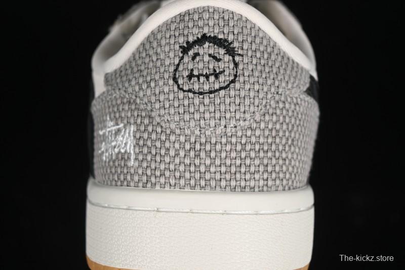 Nike Travis Scott x Fragment Design x Air Jordan 1 Low OG SP AJ1 Sneakers - JH6089-006