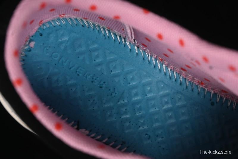 Converse One Star Hello Kitty Collaboration Low-Top Casual Sneakers with Embroidered Bow - 362940C