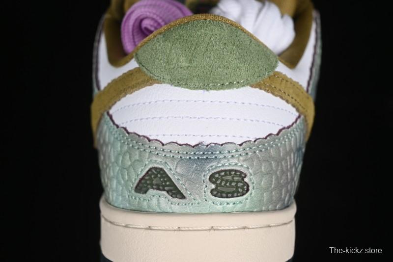 Nike Alexis Sablone x SB Dunk Low Reptile SB Low Top Casual Skate Shoes - HJ3386-300