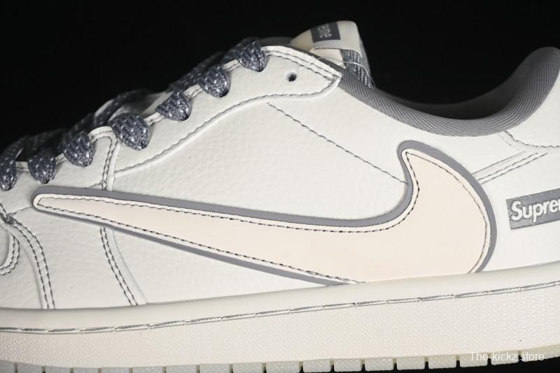 Nike Travis Scott x Fragment Design x Air Jordan 1 Low OG SP AJ1 Supreme Collaboration - CH6336-011