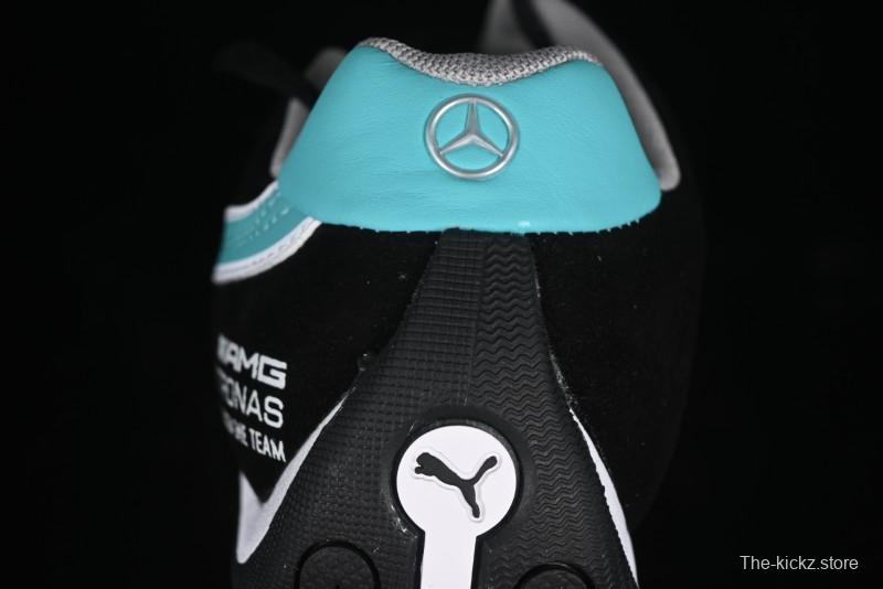 Puma Sparco Future Round Toe Lace-Up Leather Fabric Low-Top Lifestyle Casual Shoes - 308155-01