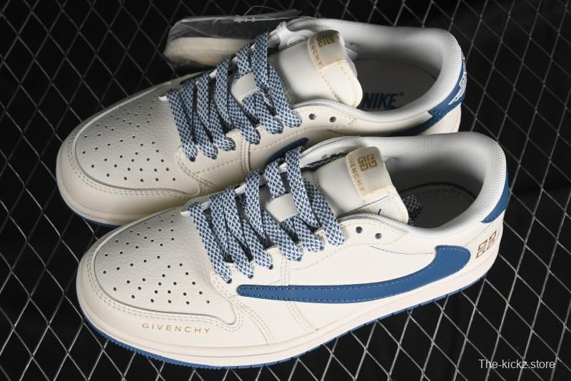 Nike Travis Scott x Fragment Design x Air Jordan 1 Low OG SP AJ1 Retro Casual Sneakers - CF3688-025