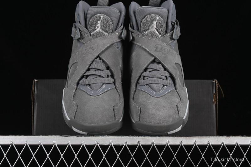 Nike Air Jordan 8 Retro "Cool Grey" Basketball Shoes - 305381-014