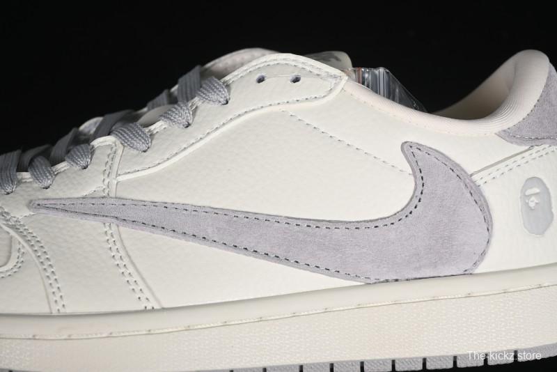 Nike Travis Scott x Fragment Design x Air Jordan 1 Low OG SP AJ1 Casual Sneakers - JH6088-701