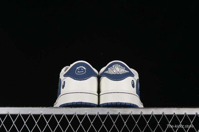 Nike Travis Scott x Fragment Design x Air Jordan 1 Low OG SP AJ1 Bape Collaboration - CH6336-008