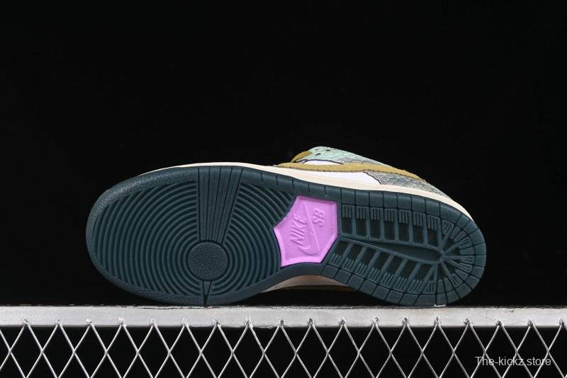 Nike Alexis Sablone x SB Dunk Low Reptile SB Low Top Casual Skate Shoes - HJ3386-300