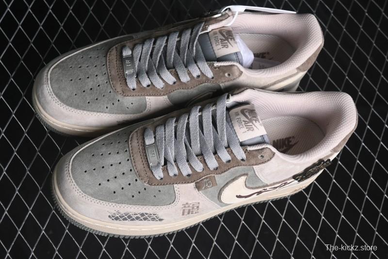 Nike Air Force 1 Low "Green Dragon Crescent Blade" Casual Sneakers - CD1212-555