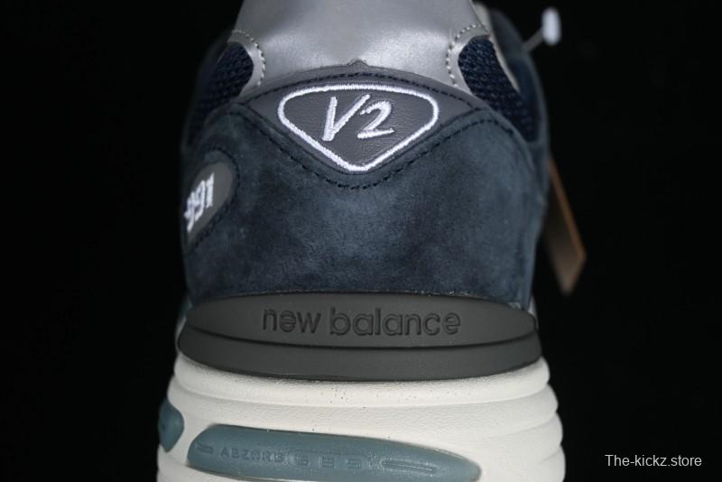 New Balance Made In USA 991 Series Classic Casual Dad Shoes Retro Running Sneakers - U991NV2