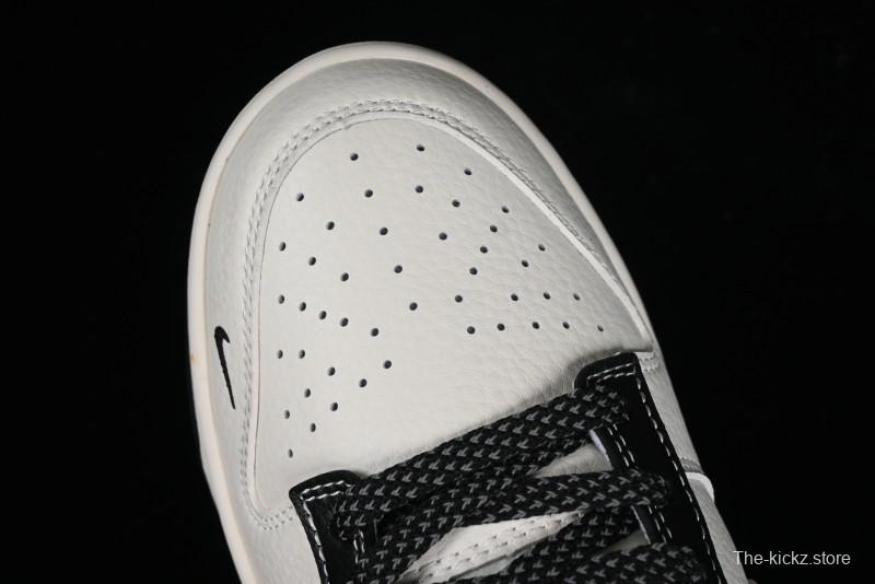 Nike Supreme x SB Dunk Low Stone Island Collaboration - Beige Black Starry Sky Anniversary Custom Low-Top Casual Skate Shoes - BB9866-003