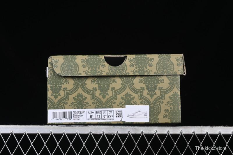 Nike Travis Scott x Fragment Design x Air Jordan 1 Low OG SP AJ1 Sneakers - DM9288-001