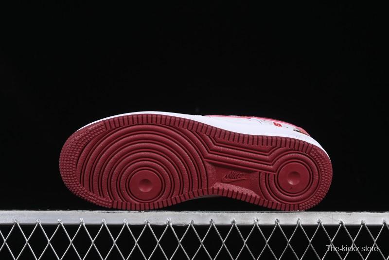 Nike Air Force 1 '07 Low "Nezha" 2D Hand-Painted Doodle Casual Sneakers with Full-Length Air Cushion - FV5988-105