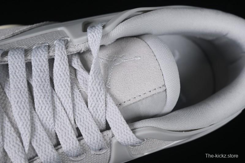 Nike Air Jordan 4 Remastered Sneakers with Textile Mesh Leather and Suede Upper - FQ7940-001