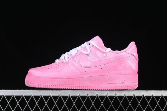 Nike Air Force 1 '07 Low Psychedelic Pink Casual Sneakers - YY2024-727