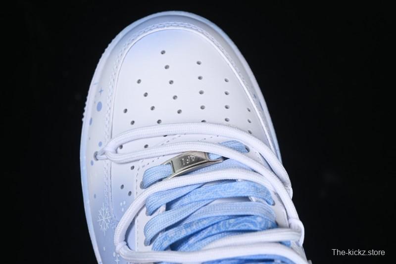 Nike Air Force 1 '07 Low Snow Tie-Dye Casual Sneakers with Lace-Up Closure - ZH0316-057