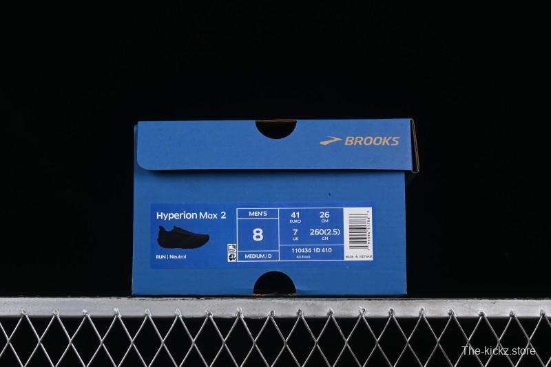 Brooks Hyperion Max 2 Cushioned Racing Marathon Running Shoes - 1104341D410